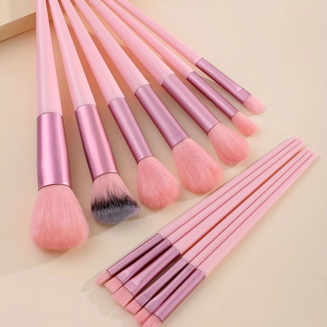 Lot de 13 Pinceaux Maquillage Professionnels – Brosse Teint, Yeux et Lèvres pour Finition Parfaite et Naturelle