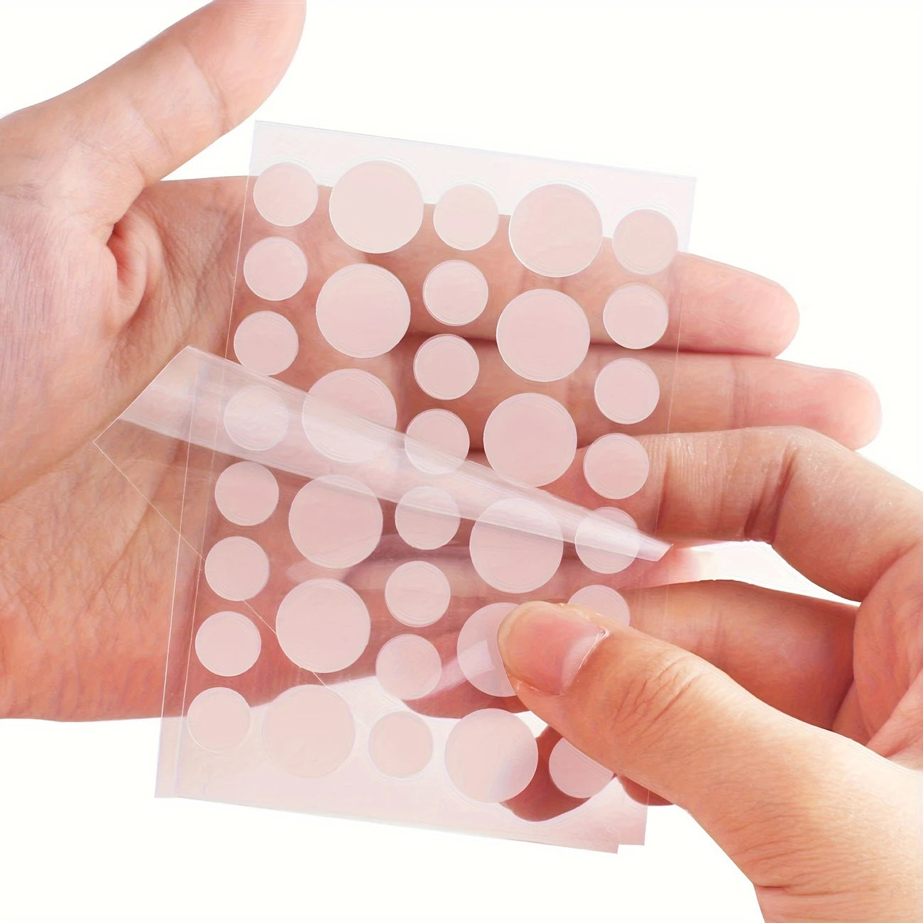 Patchs Anti-Boutons Invisibles – 72/108/180 Pastilles Hydrocolloïdes (2-5 Feuilles) pour Soins du Visage et Acné