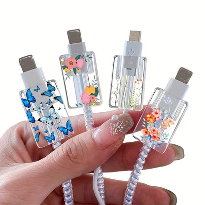 Câble de Charge USB avec Design Fruité – Câble Tressé Coloré pour iPhone et Android
