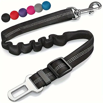 Ceinture de Sécurité pour Chien en Voiture – Laisse de Sécurité Ajustable à Clip Ceinture Universel