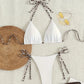 Haut de Bikini Femme Triangle – Bretelles Léopard à Nouer, Look Sauvage et Raffiné