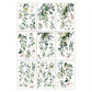 Stickers Électrostatiques pour Fenêtres – Motif Nature Feuillage et Colibris | Décoration Apaisante pour Classe