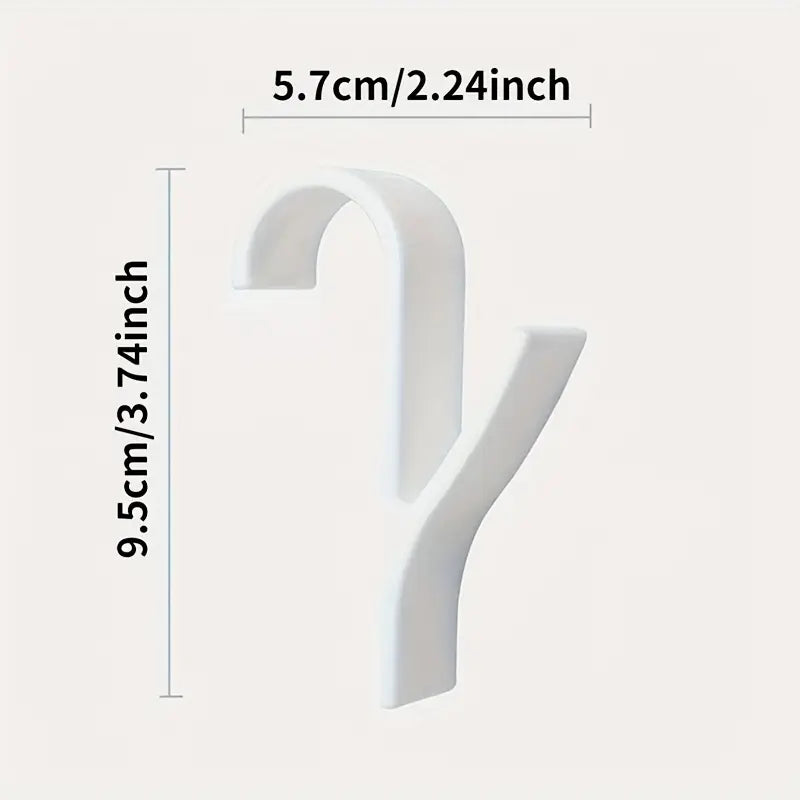 Crochet de Douche Universel pour Pommeau – Support Plastique Résistant | Accessoires Salle de Bain