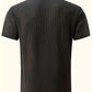 Polo de Golf Homme Respirant – Tissu Texturé avec Col à Boutons
