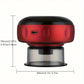 Masseur Électrique à Dépression Rechargeable – Ventouse Thérapeutique Anti-Douleur avec Aspiration et Lumière Rouge