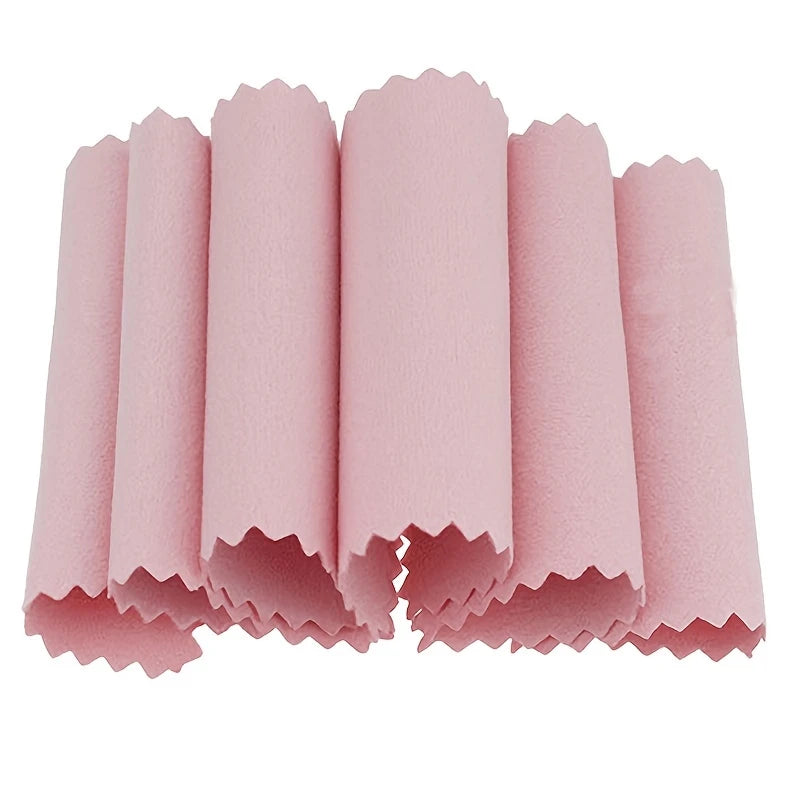 Lot de Chiffons en Microfibre pour Bijoux – Lingettes Douces Antirayures pour Nettoyage et Polissage Précis