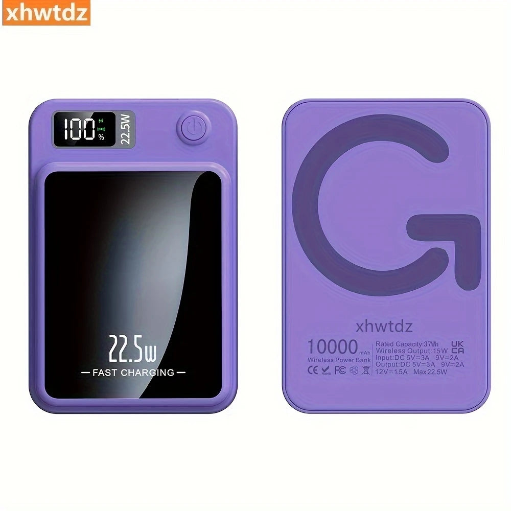Power Bank 10000mAh avec Écran LED et Charge Rapide 22.5W – Batterie Externe Haute Performance