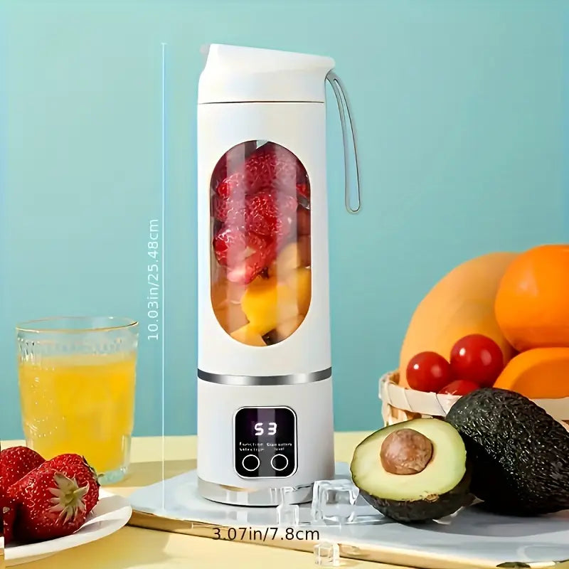 Blender Portable Intelligent USB – Mixeur de Fruits Rechargeable pour Smoothies, Jus Détox et Boissons Énergétiques