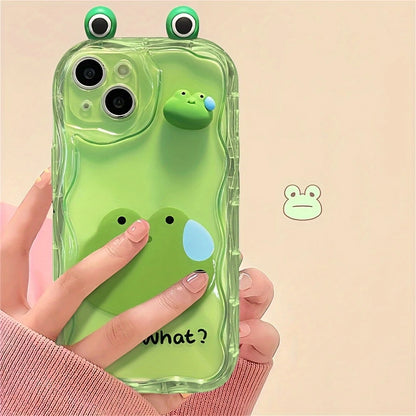 Coque de Téléphone Transparente avec Personnages Mignons – Protection iPhone avec Design Animé