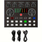 Table de Mixage Audio USB Portable – Carte Son DJ avec Effets Sonores & Contrôle Vocal pour Streaming, Podcast, Karaoké