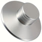 Stabilisateur de Vinyle en Aluminium Noir/Argent – Clamp Anti-Vibration pour Platine Tourne-Disque