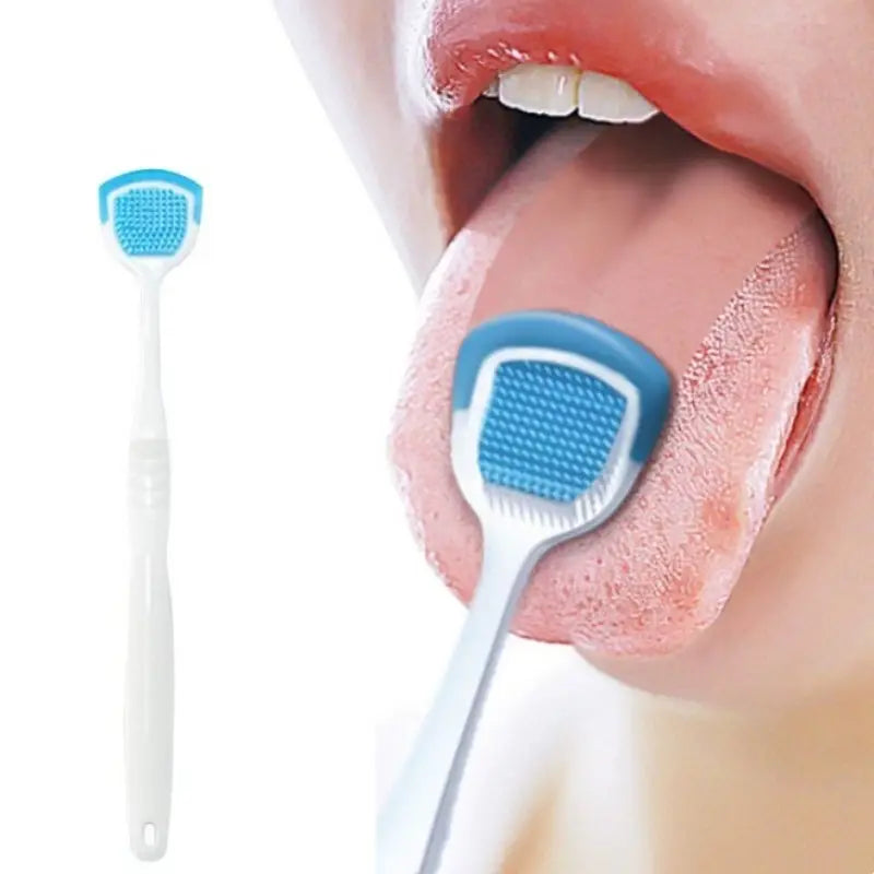 Gratte-Langue Hygiénique en Silicone – Nettoyeur de Langue Antibactérien pour une Haleine Fraîche