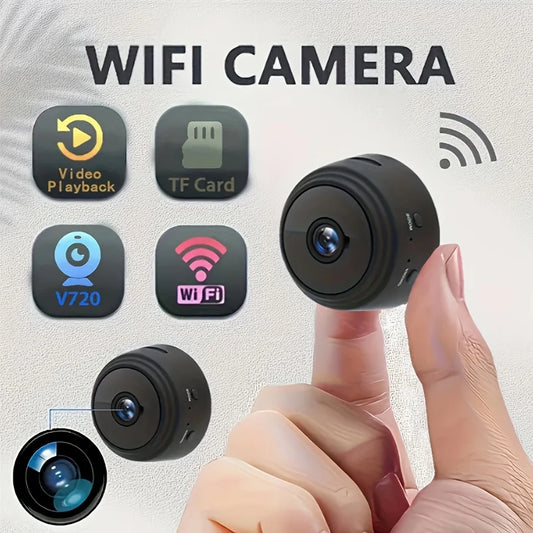 Mini Caméra Wi-Fi Espion Discrète – Surveillance HD 1080P Ultra Compacte pour Maison, Bureau ou Voiture