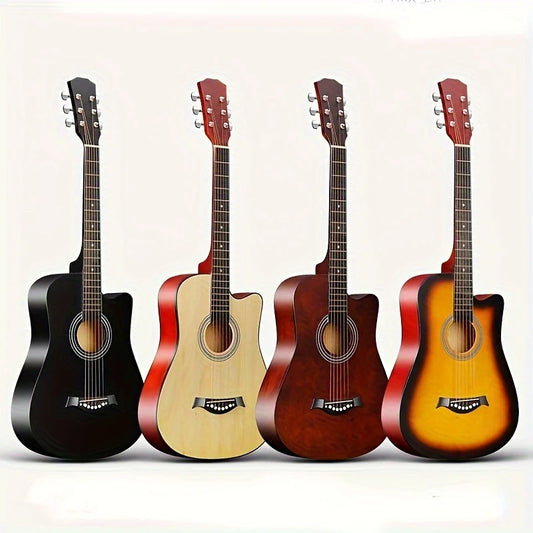 Guitare Acoustique Classique 4/4 – Idéale pour Débutants et Passionnés