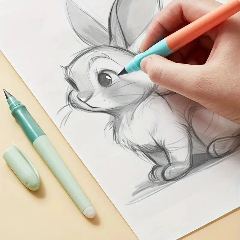 Crayon graphite rechargeable pour dessin artistique – Prise en main ergonomique et tracé précis