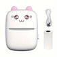 Imprimante thermique portable kawaii, coloris Rose