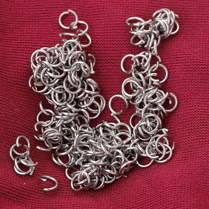 Anneaux de Jonction Métal Argenté – Accessoires de Fabrication de Bijoux DIY, Fermoirs et Chaînes