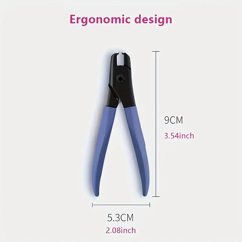 Coupe-Faux Ongles Professionnel – Pince Guillotine Précise à Poignée Ergonomique pour Extensions