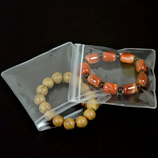 Boîte de Rangement Transparente avec Pochettes Individuelles – Idéale pour Bijoux, Perles et Accessoires