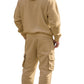 Ensemble décontracté et athlétique à capuche zippée pour homme