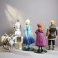 Ensemble de Figurines La Reine des Neiges – Elsa, Anna, Olaf, Kristoff et Sven