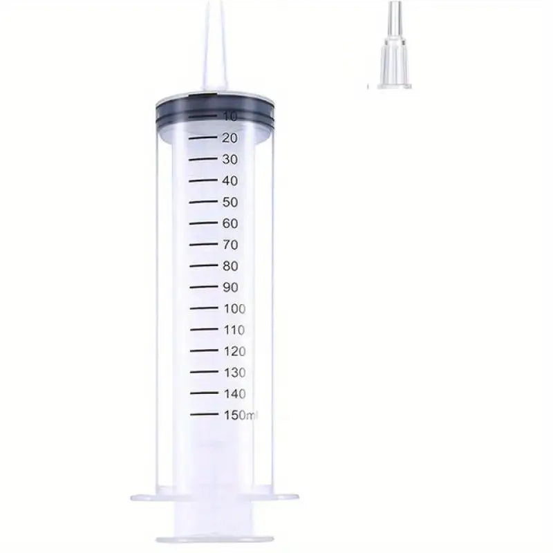 Seringue de Laboratoire 150ml avec Embout Long – Dosage Précis pour Expériences et Applications Scientifiques