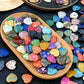 Pierres précieuses en forme de cœur – Gemmes naturelles multicolores en vrac pour bijoux et lithothérapie