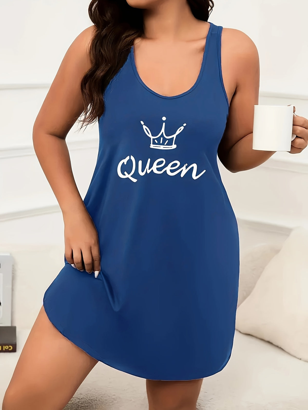Robe décontractée grande taille pour femmes