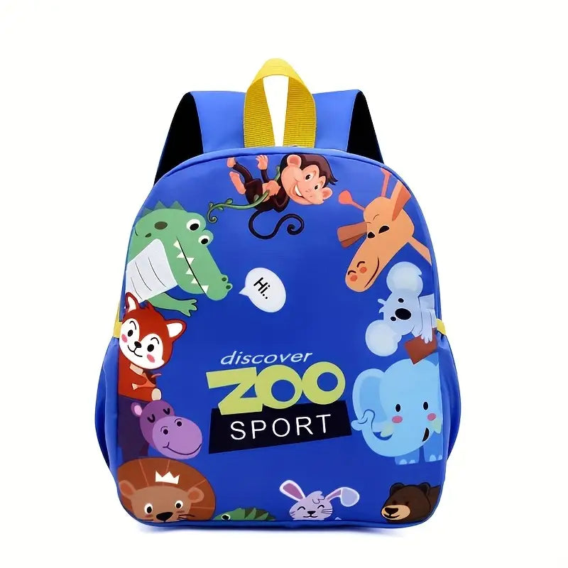 Sac à dos enfant zoo animaux colorés – Cartable maternelle léger et ludique pour filles et garçons