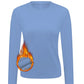 Tee-Shirt Thermique Femme Manches Longues – Haut Hiver Chaud Doublé Polaire