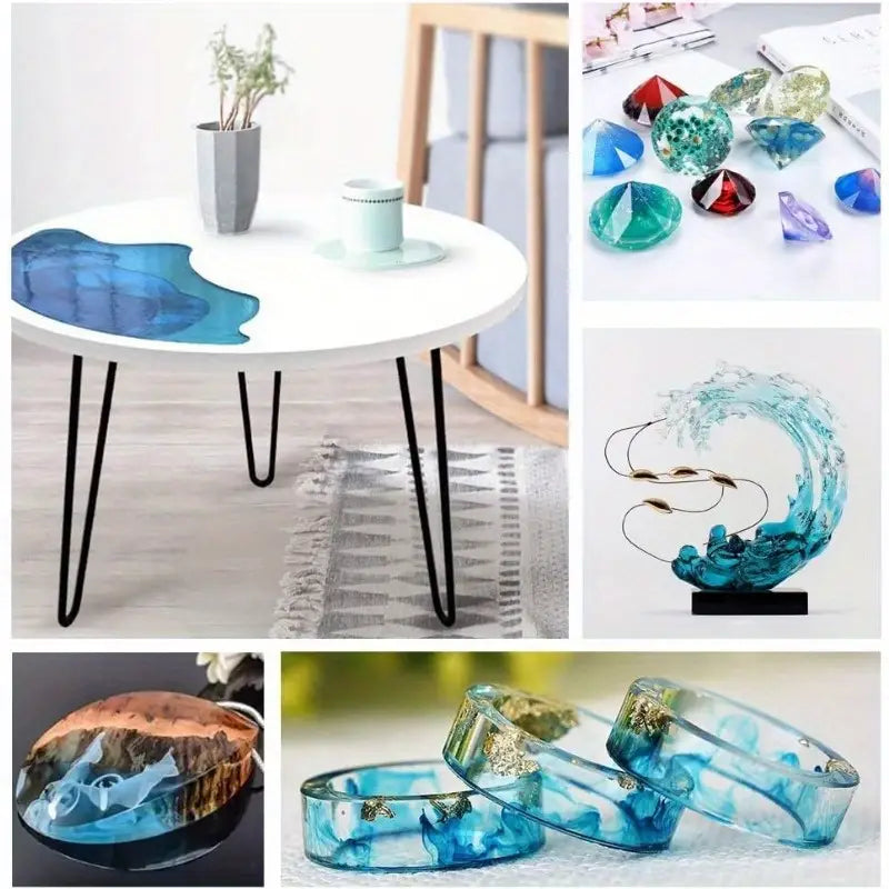Résine Époxy Transparente pour Bijoux et Créations Artistiques – Haute Clarté et Durabilité