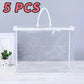 Sac de rangement transparent avec fermeture éclair  Idéal pour vêtements, couvertures et organisation