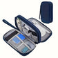 Étui de Rangement pour Accessoires Électroniques – Pochette Organisateur Câbles, Chargeurs, Écouteurs et Powerbank avec Compartiments