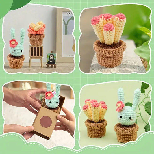 ChatGPT a dit :  Kit Crochet Cactus et Amigurumi – Set Complet DIY Décoration Artisanale Plantes en Laine, Outils Inclus