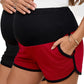 Short de Grossesse Confortable avec Taille Élastique Haute – Vêtements Maternité Décontractés
