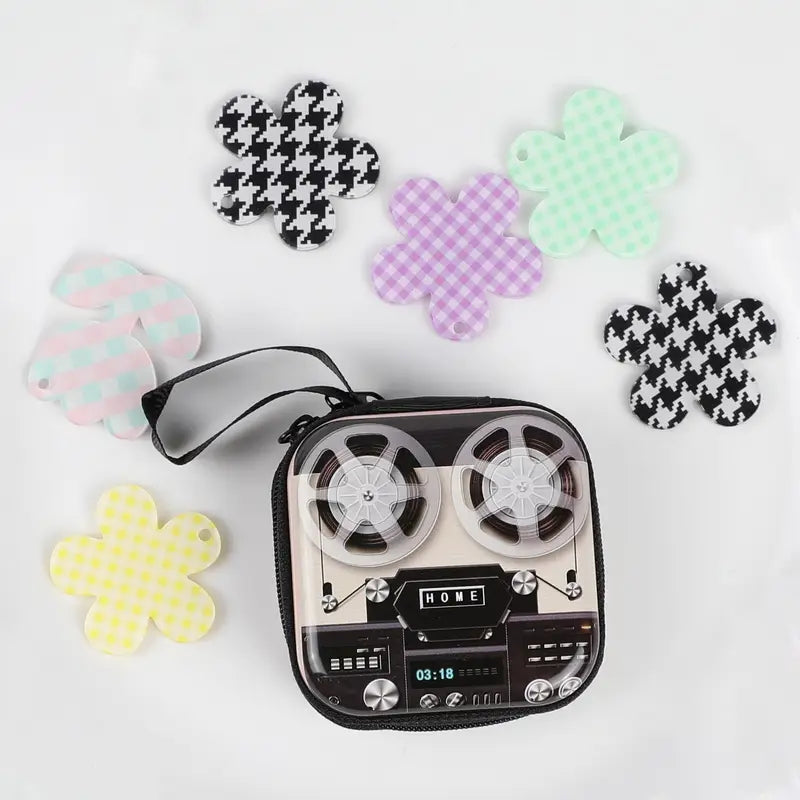 Étui de Rangement Rétro pour Console – Housse de Protection Portable avec Poignée pour Appareils Électroniques