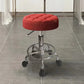 Tabouret de Travail à Roulettes Réglable – Siège Rembourré Pivotant pour Salon, Bureau et Atelier