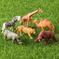 Figurines Animaux Sauvages Éducatives – Set de 12 Jouets Réalistes pour Apprentissage et Jeux Scientifiques