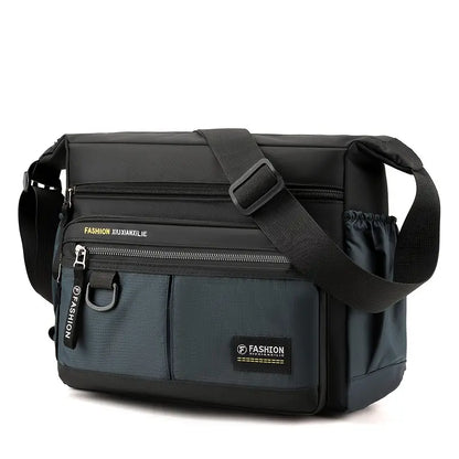 Sac à main homme bandoulière imperméable  Design moderne et poches multiples pour un rangement pratique