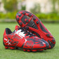 Chaussures de sport fille – Crampons de football rouges antidérapants légers et résistants