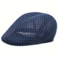 Casquette plate homme été bleu marine – Chapeau léger respirant en maille élégante