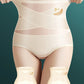 Lot de 2 Shorty Gainant Femme Taille Haute avec Tulle Croisé – Effet Sculptant, Maintien Ventre Plat et Silhouette Redessinée