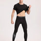 T-shirt de sport homme compression – Respirant & extensible – Idéal musculation, running et fitness