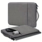 Sac pour ordinateur portable Housse légère et résistante avec poches, coloris Gris