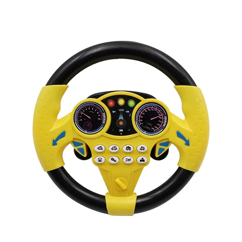 Volant de Conduite Électronique pour Enfants – Jouet Interactif avec Sons et Lumières pour Jeu de Rôle