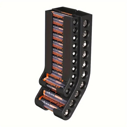 Support de Rangement pour Piles AA – Organiseur Compact et Pratique pour Magasin et Atelier