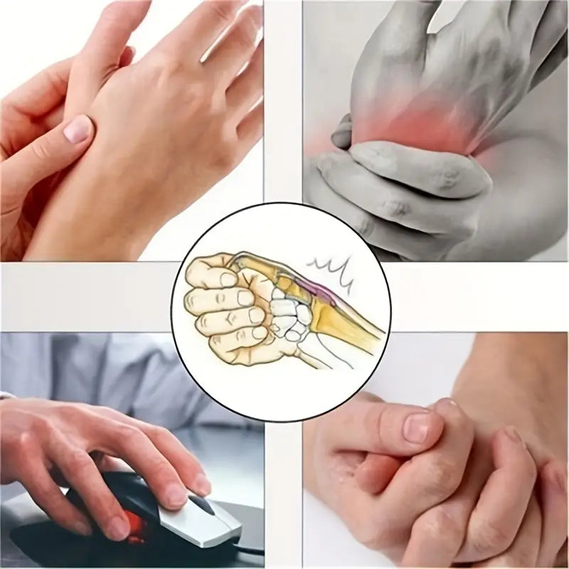 Gants de thérapie chauffants – Orthèse main anti-douleur pour arthrite, engourdissement et gonflement