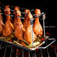 Support de cuisson pour pilons de poulet – Grille barbecue et four en acier inoxydable pliable