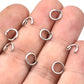 Anneaux de Jonction Métal Argenté – Accessoires de Fabrication de Bijoux DIY, Fermoirs et Chaînes