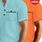 Bleu clair+Orange